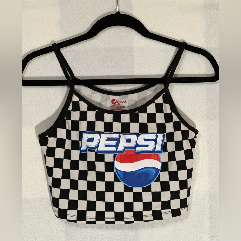 Pepsi crop top from Rue 21❤️🤍💙
